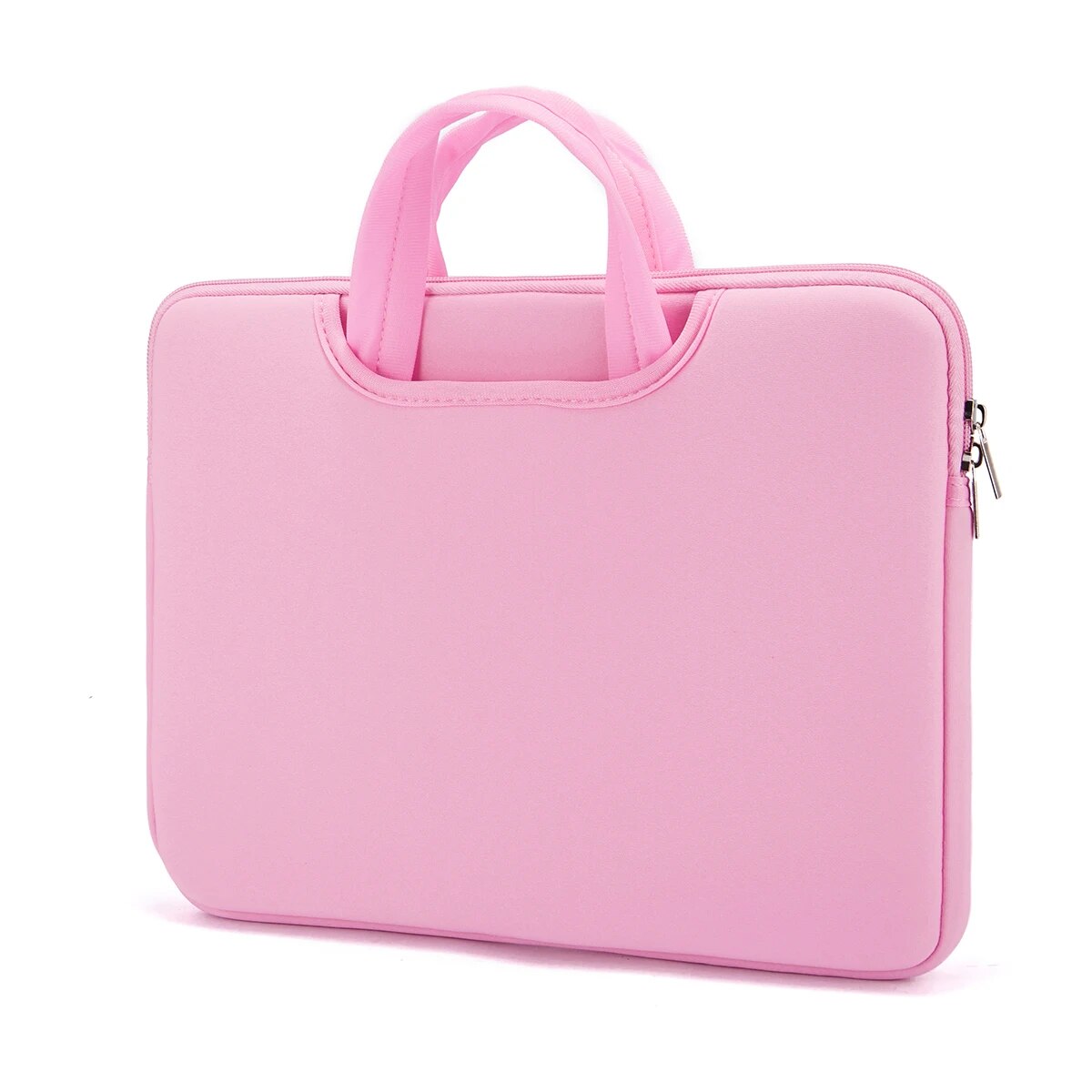 Laptop Handbag 13 Inch 14 Inch 15 Inch Computer Handbag Multifunctional Lightweight Portable Computer Bag: 14-inch / Pink