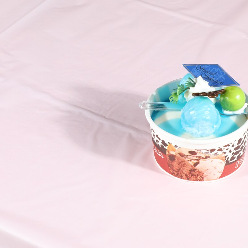 D & z lyserød farve borddæksel 1pc til bryllups spisestue engangs vandtæt duge med høj kvalitet
