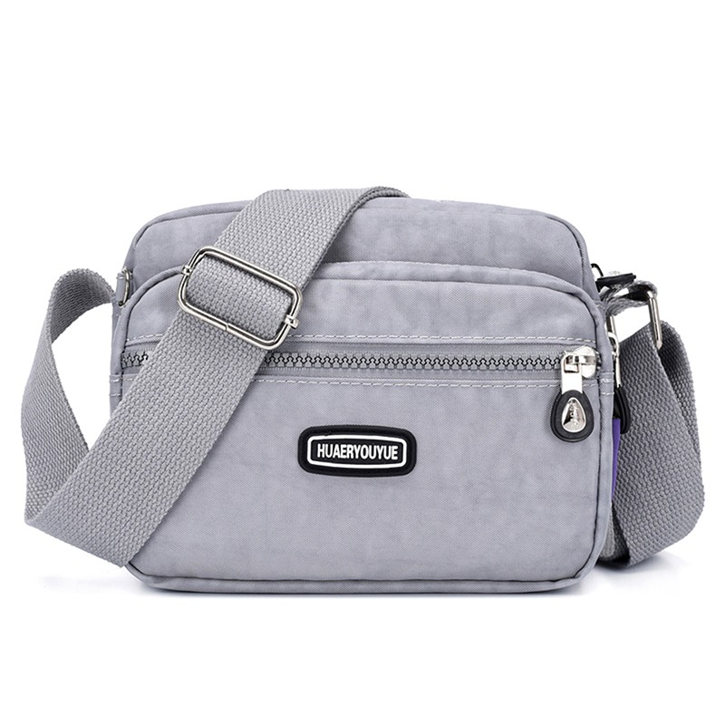 dameshandtassen Casual crossbody schoudertas Dames nylon waterdichte messenger bags voor dames Diagonale tas Reisportemonnees: plum