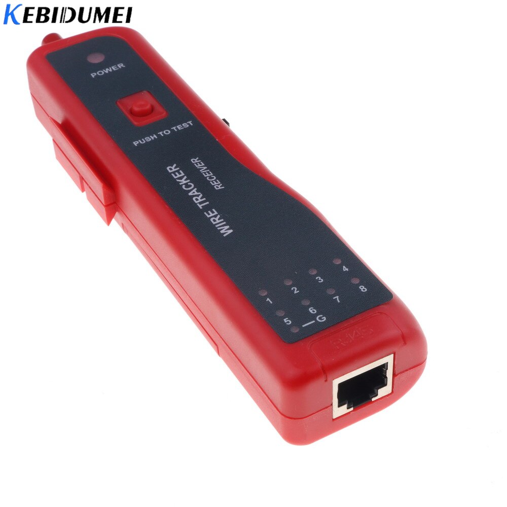 Kebidume cat 5 rj45 ethernet-lan-netzwerkkabeltester, detektor,  rj11- telefon-telefonkabel-tracker, diagnose-tonleitungsfinder