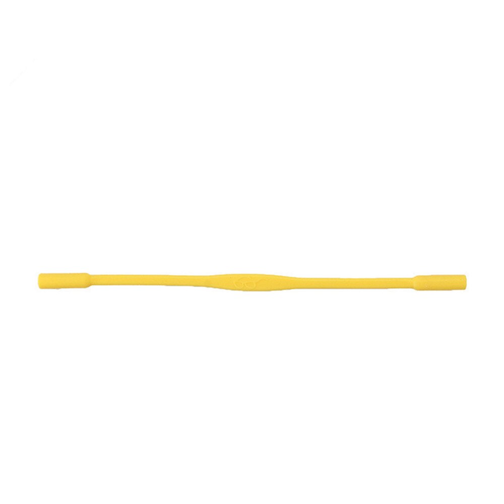 Flexibele Siliconen Cord Kinderen Kids Anti-Slip Elastische Band Glazen Houder Glazen Touw: Yellow