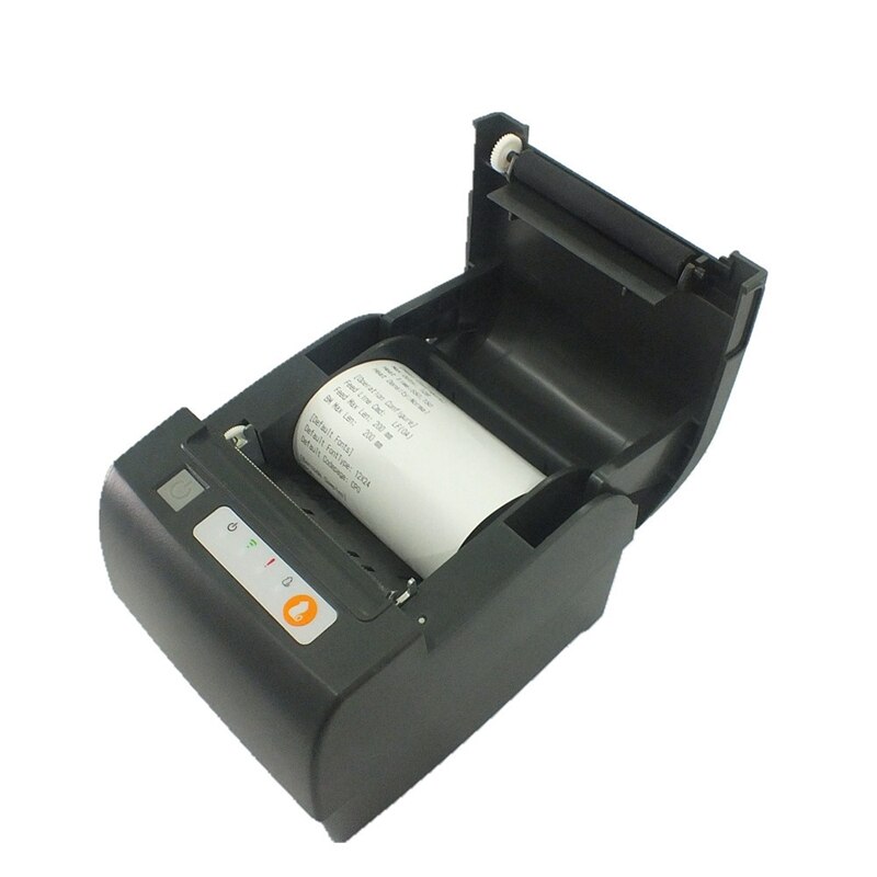 Neue Thermische Drucker 80mm Einzelhandel Einkaufen POS Erhalt Kassierer Einzigen Sommer Alarm Netzwerk Hafen seriell Hafen USB Thermische Drucker EU Plu