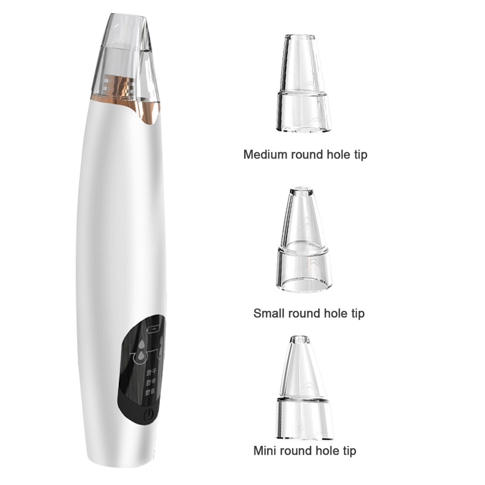 Electric Blackhead Remover Vacuum Pore Cleaner Nose Face Cleansner Skin Care Machine Pimples Removal Deep Cleaning Tool #X-2: USB