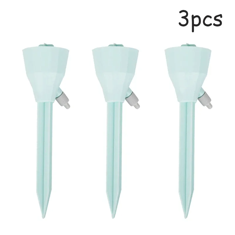 3 pezzi accessori per vasi da fiori per piante gocciolatore gadget per irrigazione automatica a goccia da giardino forniture per punte per irrigazione automatica verde/rosa/bianco: giallo