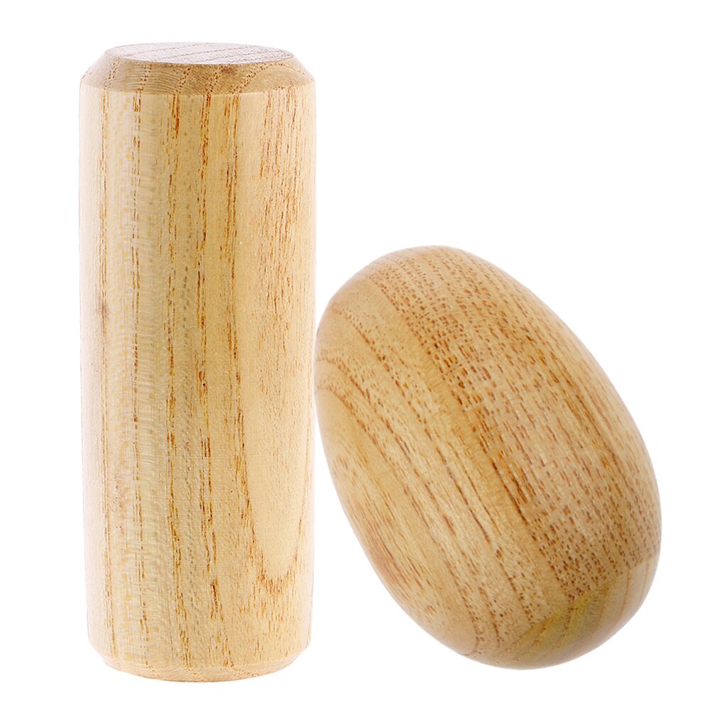 Instrument de musique Maraca rond en bois, avec œuf de sable, Percussions pour bébé