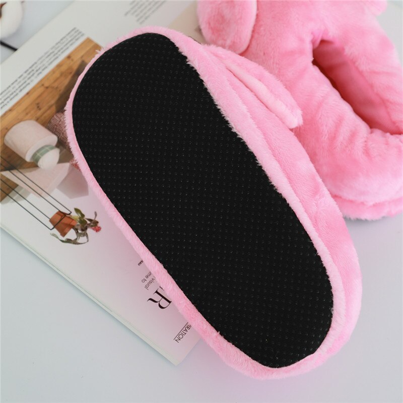 1 st vinter härliga hemtofflor chausson skor dam flamingo tofflor pantuflas unicornio pantoufle femme varma bomullsskor