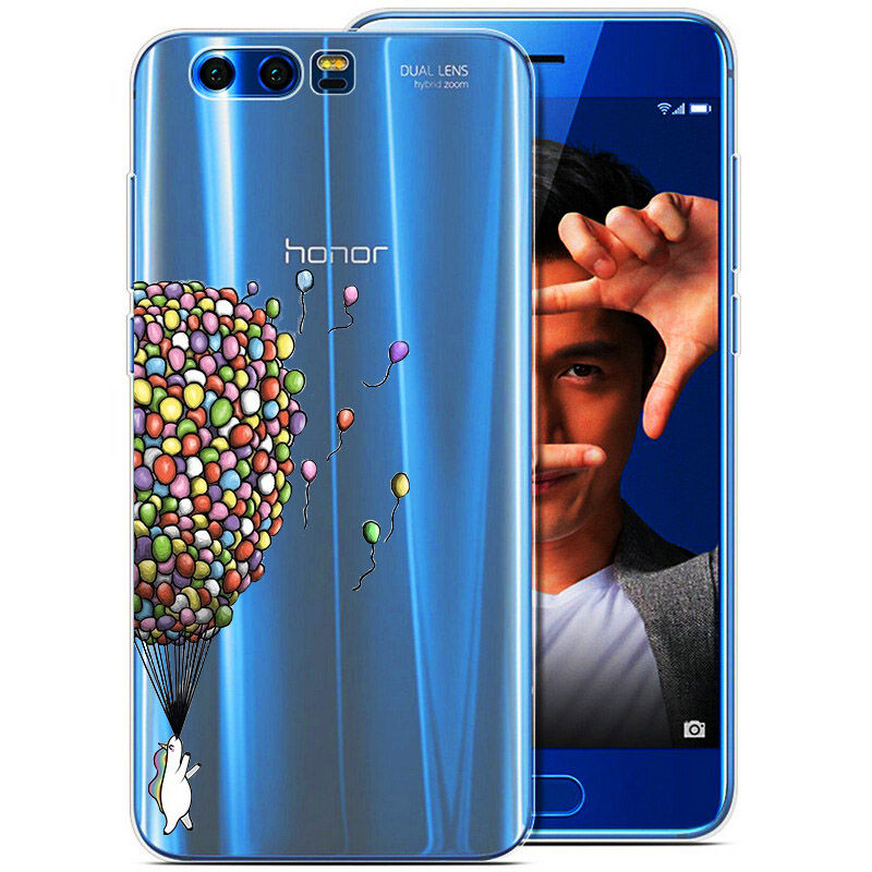 Arvin Silicone Case for Huawei Honor 9 Soft TPU Case for Huawei Honor 9 Premium Slim Crystal Clear Transparent Painting Fundas: 07