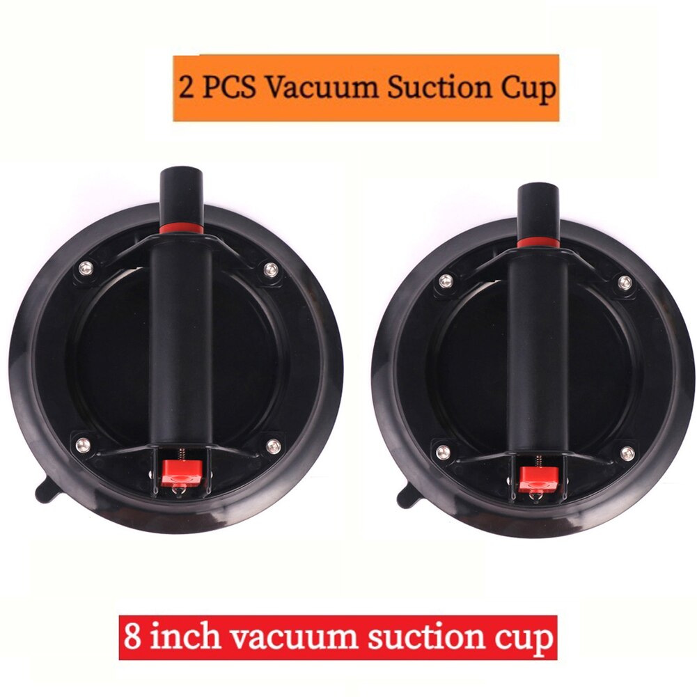 8 Inch Vacuüm Zuignap 220Kg Met Koperen Handvat Ventosas Para Vidrio Zware Lifter Voor Graniet Tegel Glas handmatig Tillen: 2PCS