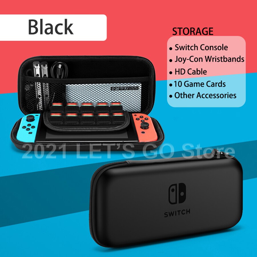 Nintendo switch hartschalen-reisetasche mit aufbewahrungsfach, 21 spielefächern und schultergurt für nintendo switch konsolenzubehör: Kleine tasche