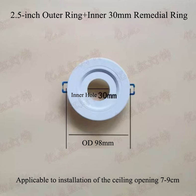 Led Downlight Spotlight Beugels Light Stand Adapters Lampenkap Ringen Gat Vergroten Witte Buitenste Frames Uitgesneden Remedial Cirkels hanglamp kappen lampenkappen lampenkapjes grote lampenkap lampenkap klein metalen: Army Green