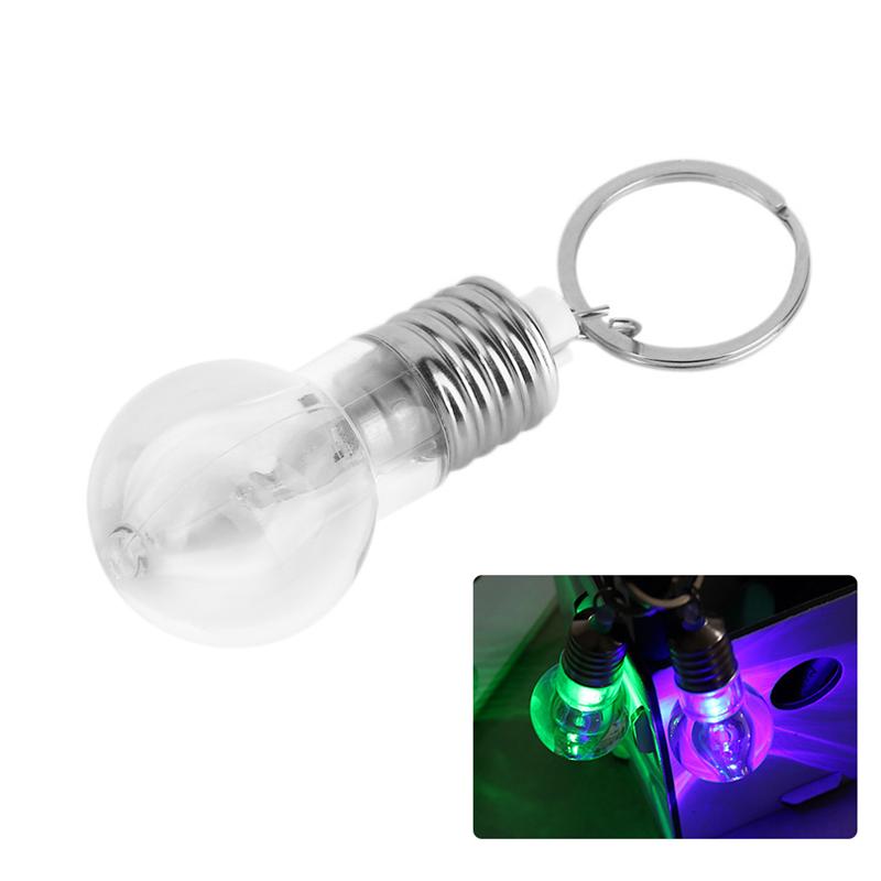 Mini Led Zaklamp Sleutelhanger Kleur Wijzigen Led Light Mini Bulb Torch Sleutelring