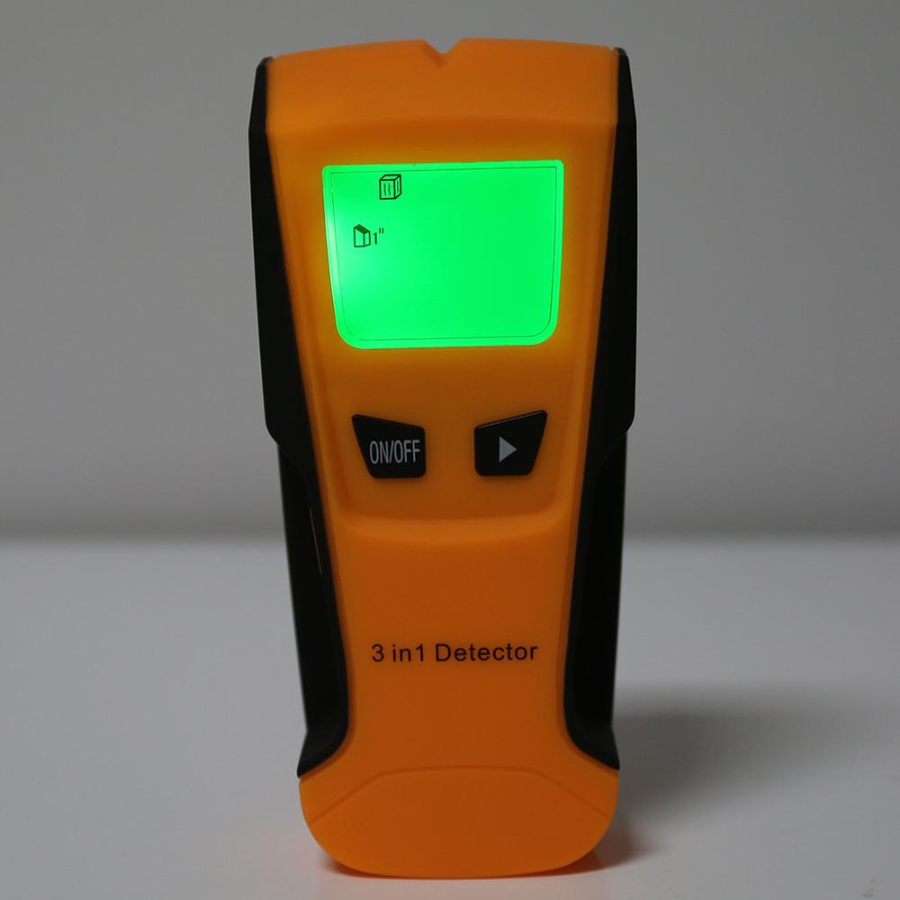 Yellow TH210 Wall Thickness Gauge Without Battery Backlight Stud Metal AC Wire Scanner Wall Stud Finder Electronic Auto