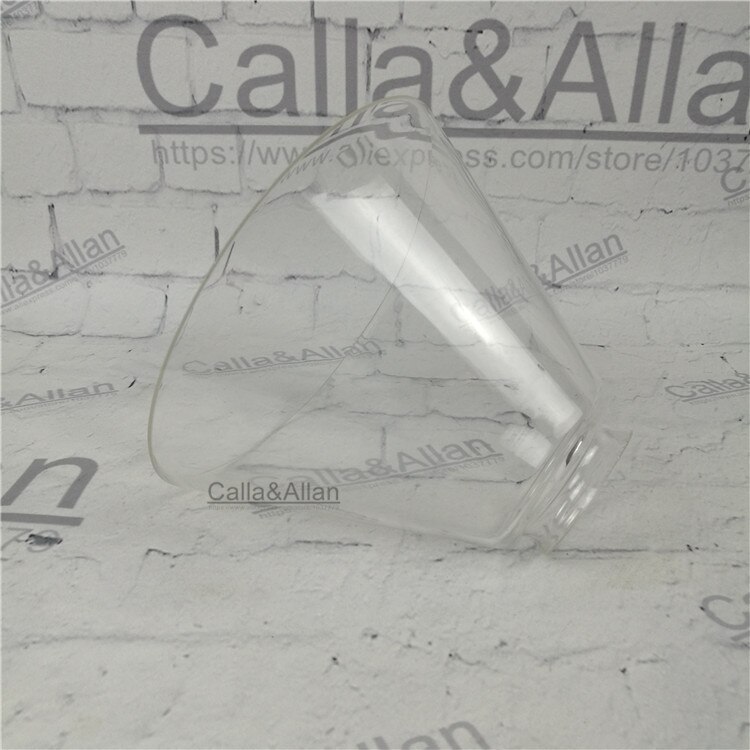 Amber/clear glass shade D180mmX135mm DIY lighting lampshade cone glass pendant light shade your own light glass shade