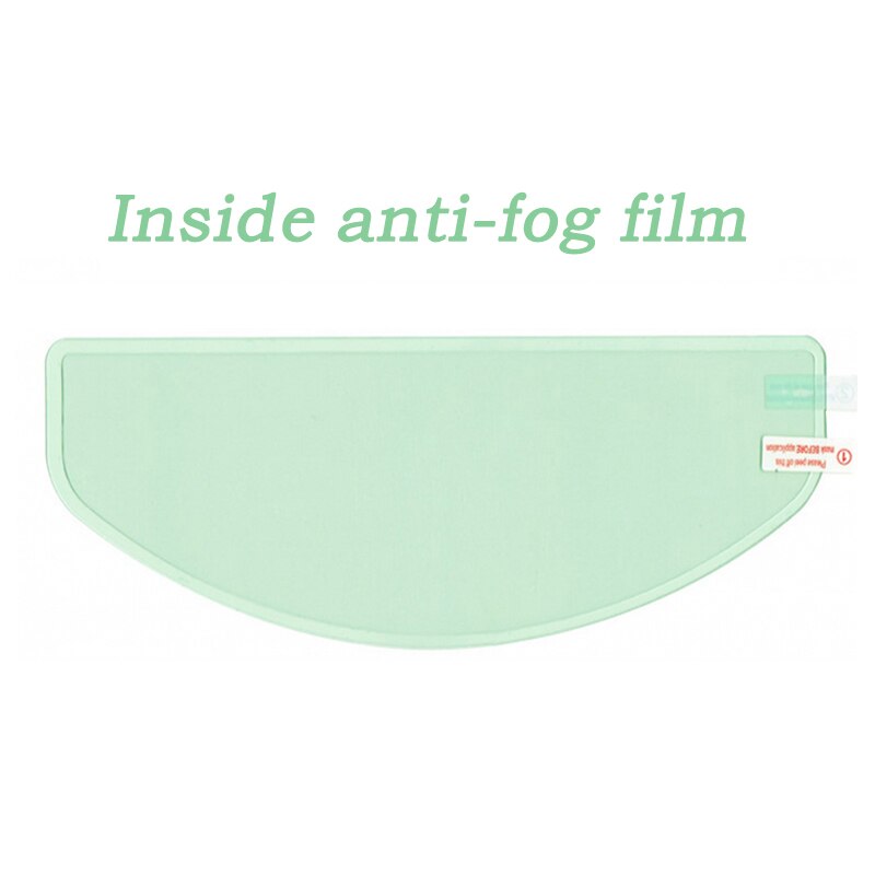 Moto hjelm anti-dugg film anti regn film slitesterk nano belegg klistremerke film regntett universell hjelm tilbehør: anti-tåkefilm 3