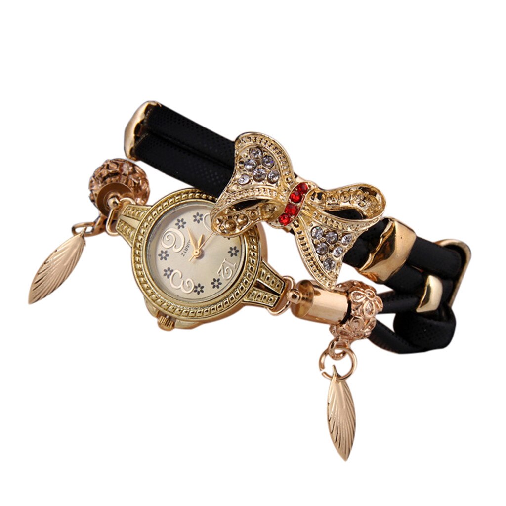 Vrouw Horloges Horloges Vlinder Retro Strass Armband Horloges Vrouwen Mooie Bruiloft Quartz Horloges Relogio Feminino # CN20: A