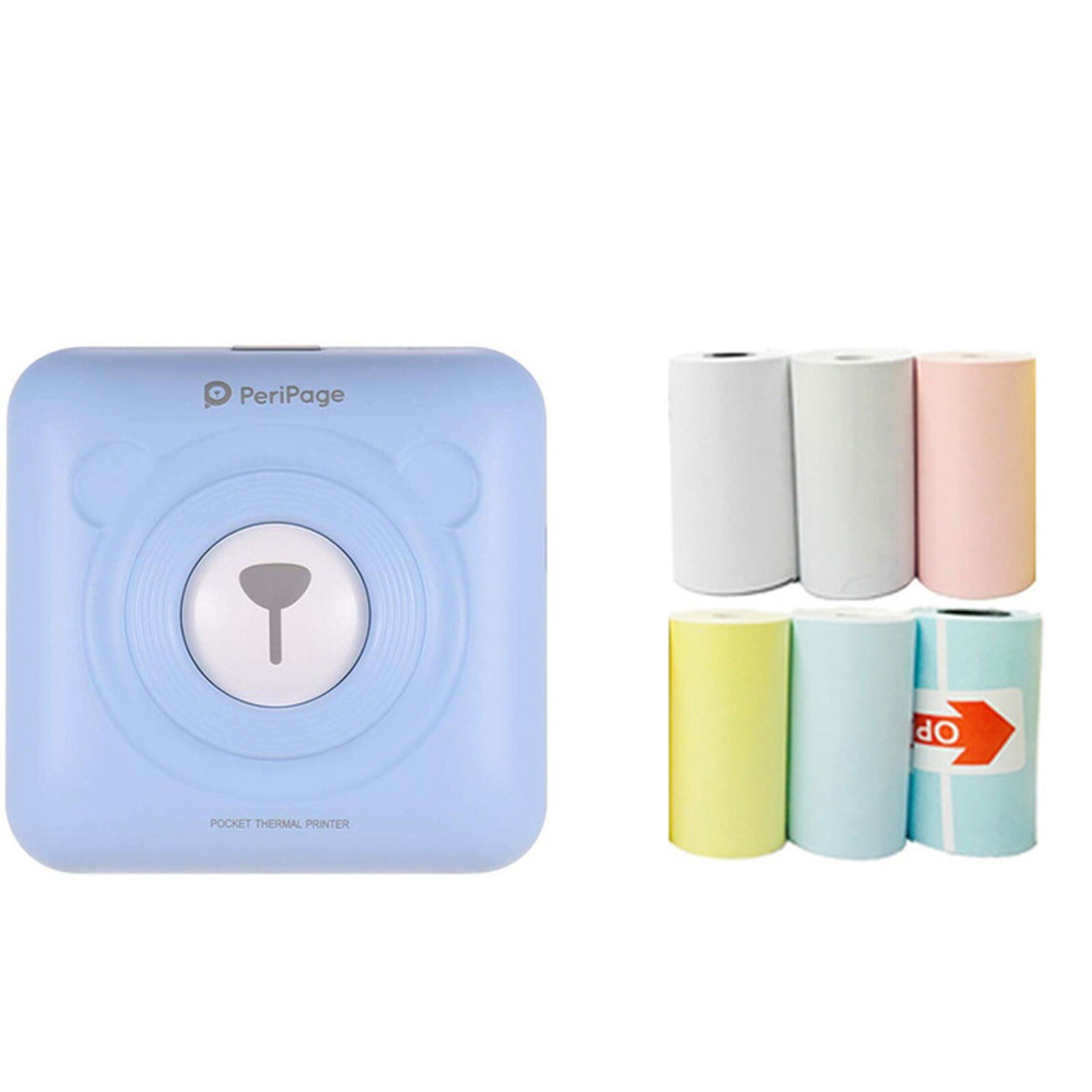 Mini imprimante thermique Portable Photo poche imprimante Photo 58 Mm impression sans fil Bluetooth imprimantes Offre Spéciale: BU