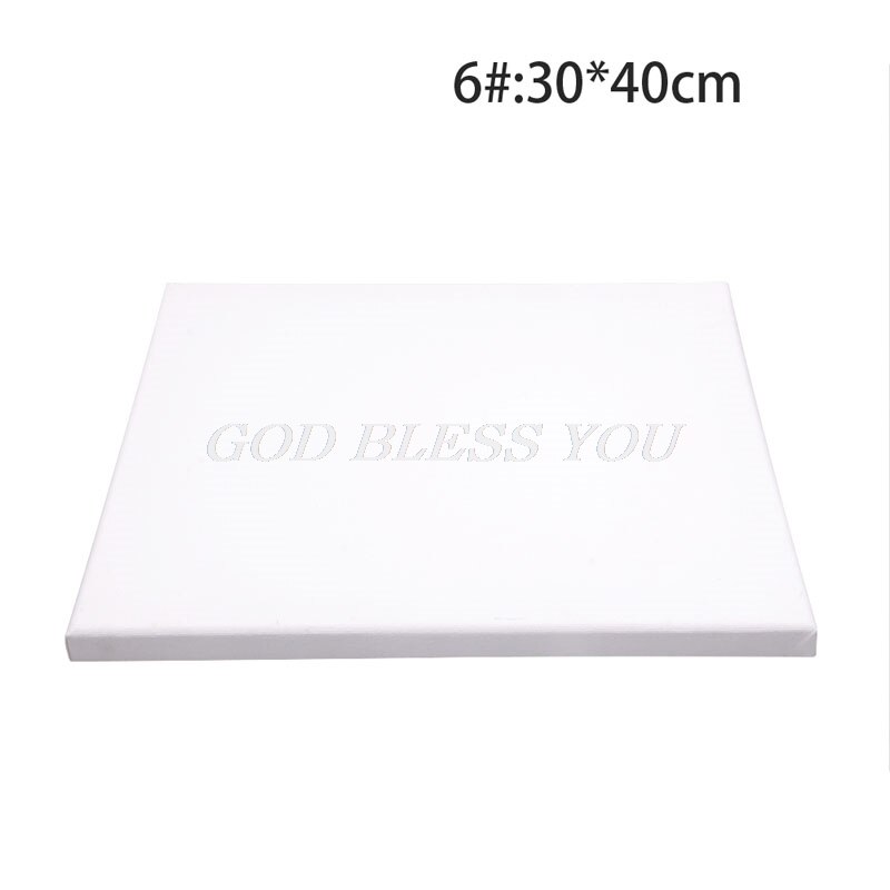 White Blank Square Artist Canvas Wooden Board Frame For Primed Oil Acrylic Paint N58A: 6