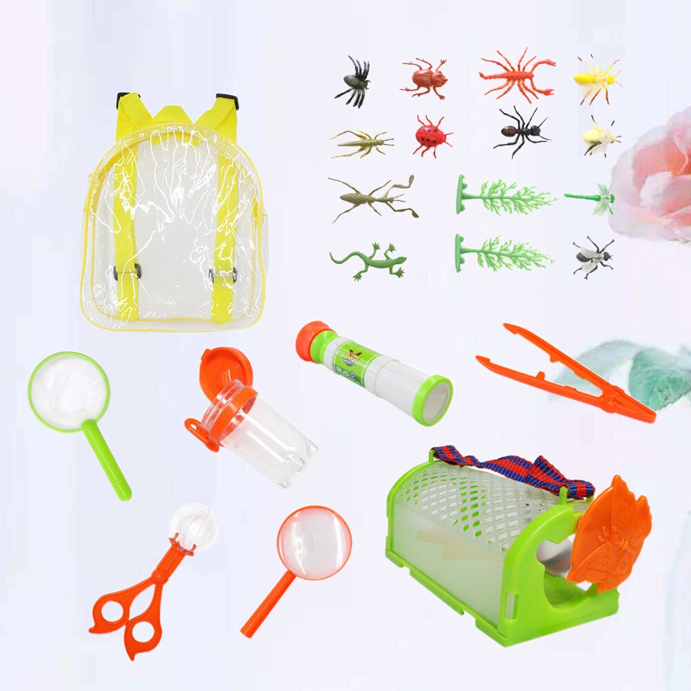 21Pcs Insects Toys Set Funny Interesting Scientific Educational Toys Outdoor Insect Observation Box Capture Kit: Picture 1