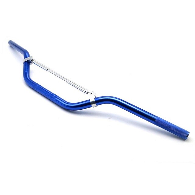 Manillar de motocicleta de 22mm y 7/8 pulgadas manillares de aleación de aluminio para moto de 50cc, 70cc, 110cc, 125cc, 140cc, Dirt Pit Bike ATV Scooter: Blue