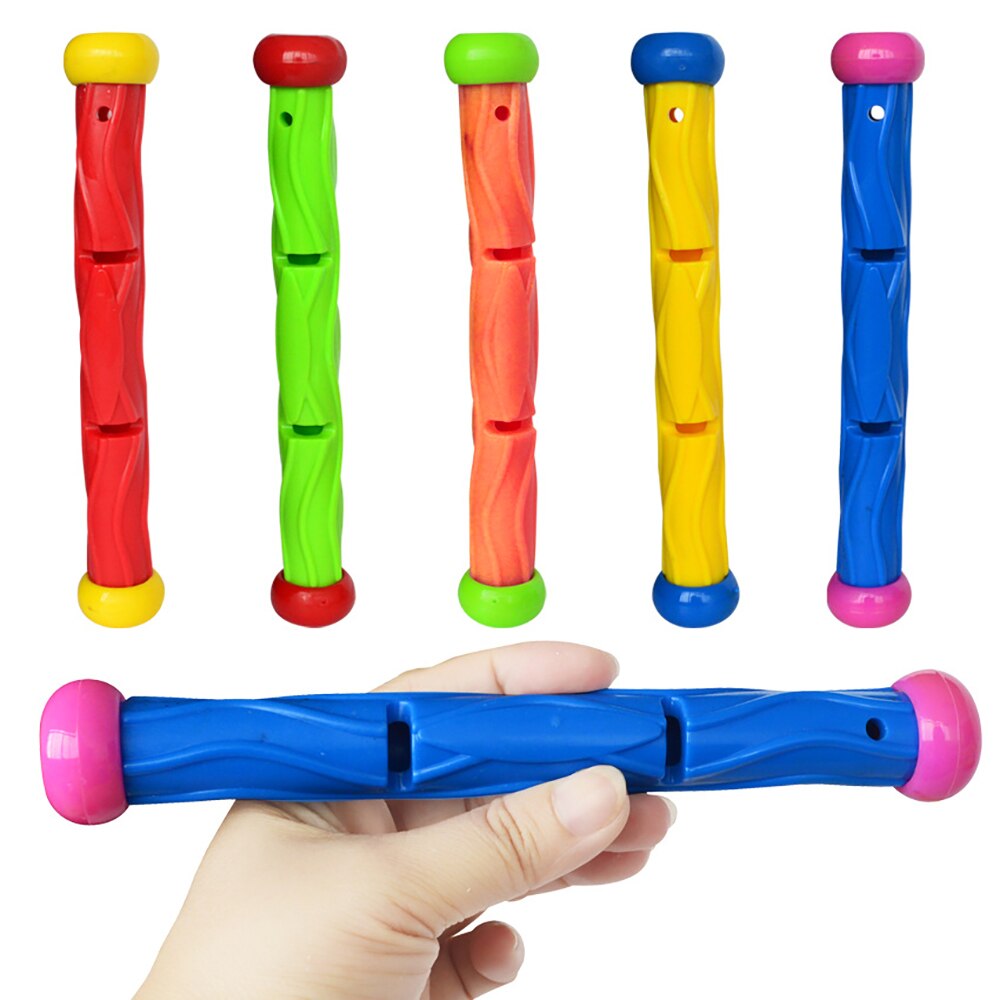 5 Pcs Onderwater Zwemmen Duiken Zwembad Speelgoed Multicolor Duiken Stok Speelgoed Onder Water Games Training Duiken Sticks Grappig Spel Speelgoed