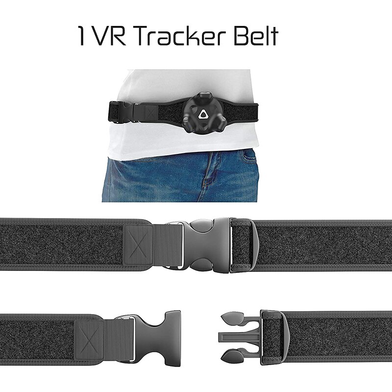 Vr-tracking-gürtel und tracker-gürtel für htc vive system tracker-putter – verstellbare gürtel und riemen für die taille