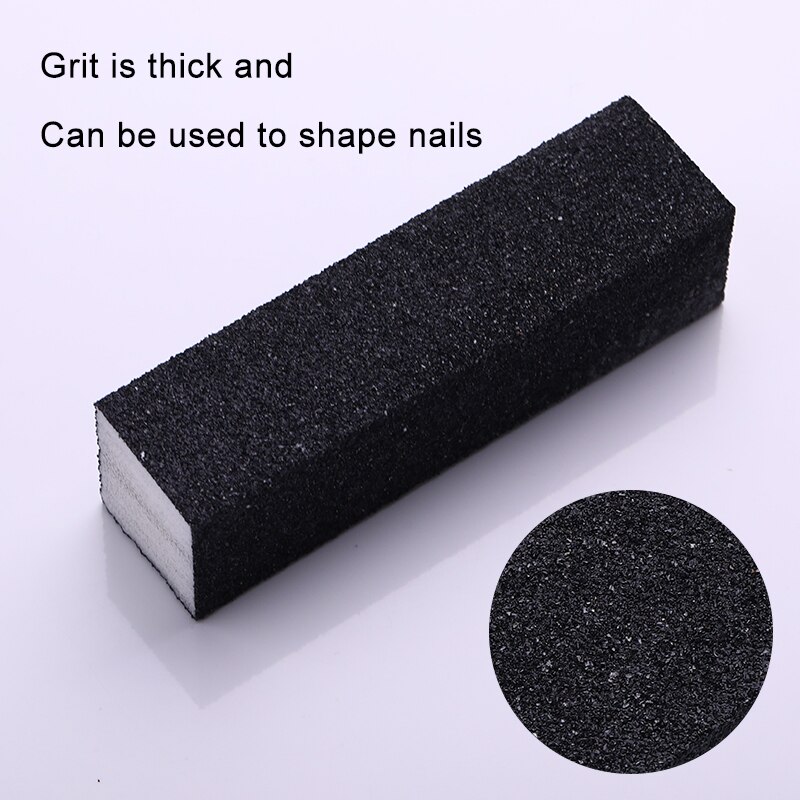 Mini lime à ongles Double face, outils pour manucure, papier de verre, outils professionnels pour Nail-Art, bricolage, bloc, ponçage, 5 pièces/1 pièces