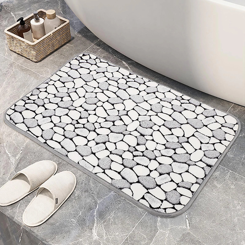 Badkamer Mat Antislip Mat Vloermat Pebble Absorberende Slaapkamer Deur Keuken Tapijt Sneldrogende Wc Deur Mat