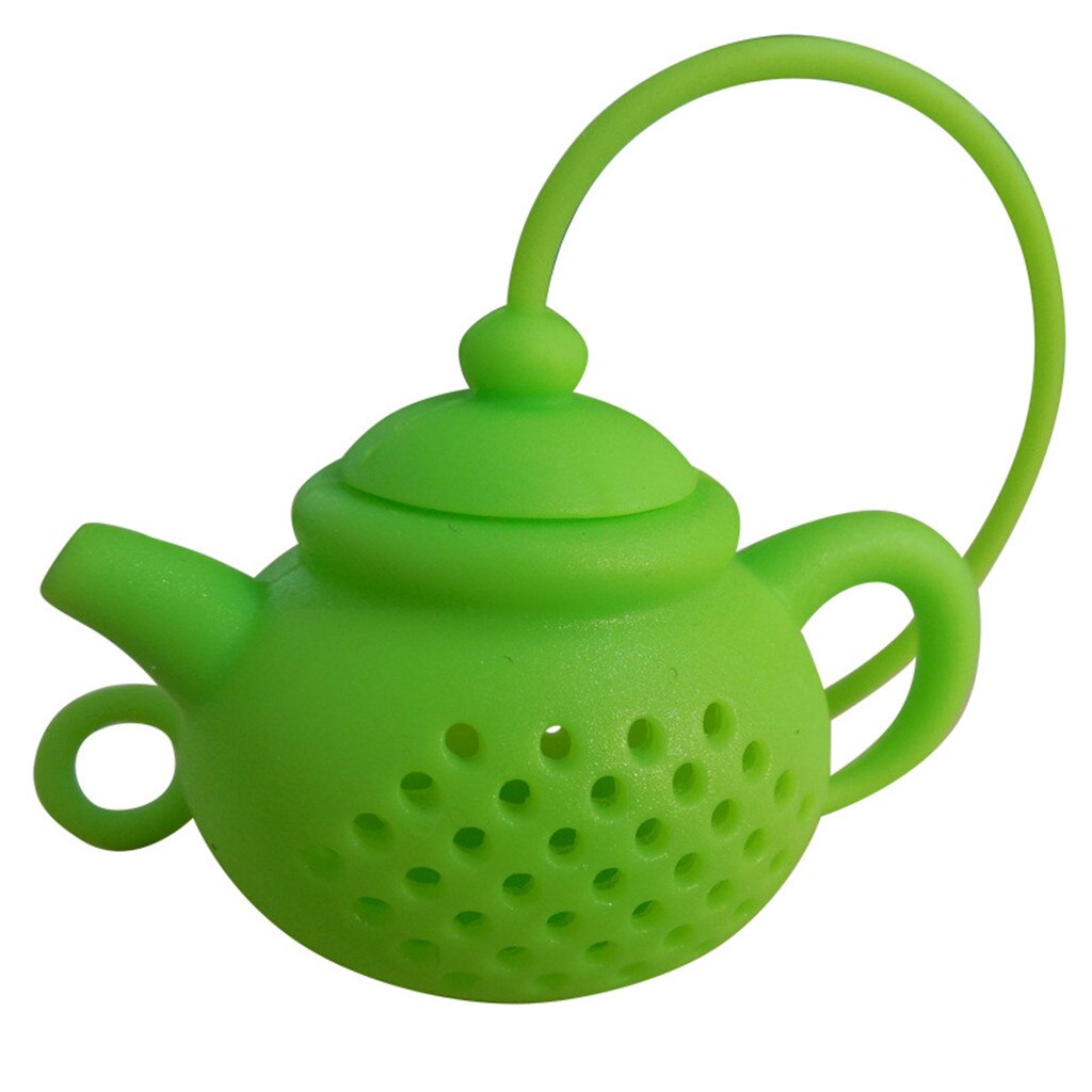 Infuseur à thé en forme de théière créative, passoire en Silicone, sachet de thé, filtre à feuilles, diffuseur, théière, accessoire Gadget de cuisine