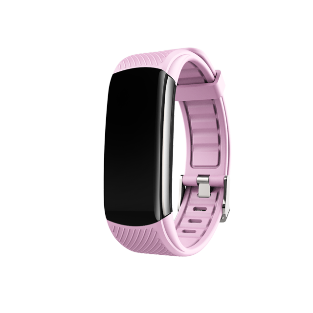 Wellermoz C6T Mannen Horloges Vrouwen Horloge Horloge Vrouwen Smart Band Sport Armband Android Bluetooth Sleep Monitor Waterdicht: pink