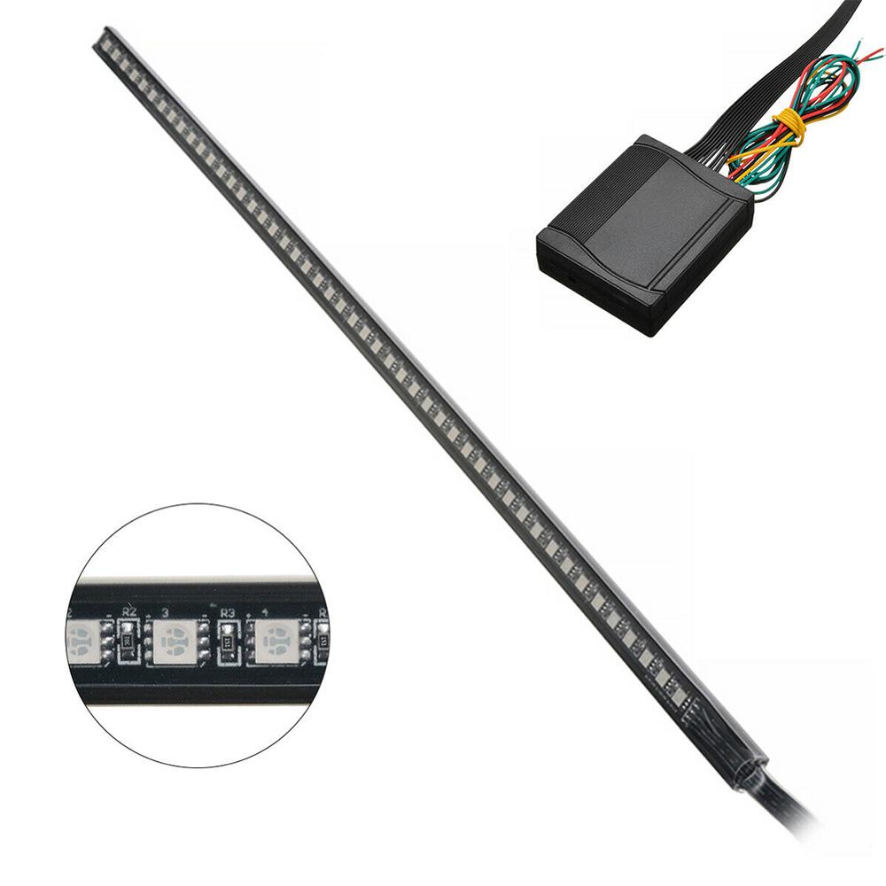 56CM RGB 48-LED Knight Night Rider LED Strip Scanner Lighting Bars Remote Atmosphere Decorative Lamp Warning Signal Light