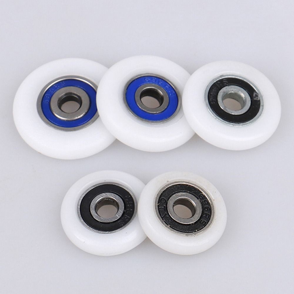 1Pcs/4Pcs 19/23/25/27/29mm Shower Door Roller Fastener Hardware with Screw Runner Wheels Silent Nylon Sliding Door Pulley