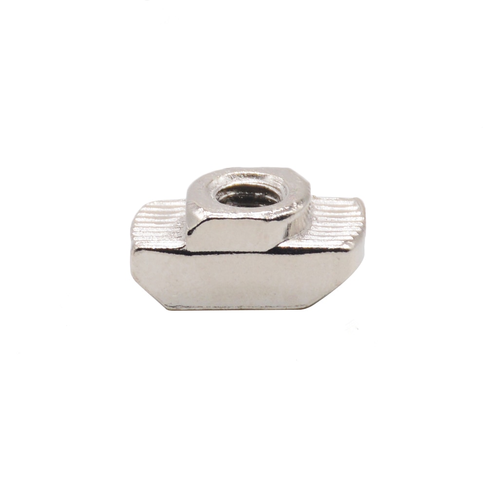 Karbonstål t type muttere festeelement aluminium kobling  m3 m4 m5 m6 til eu standard 3030 industriell aluminium profil til kossel