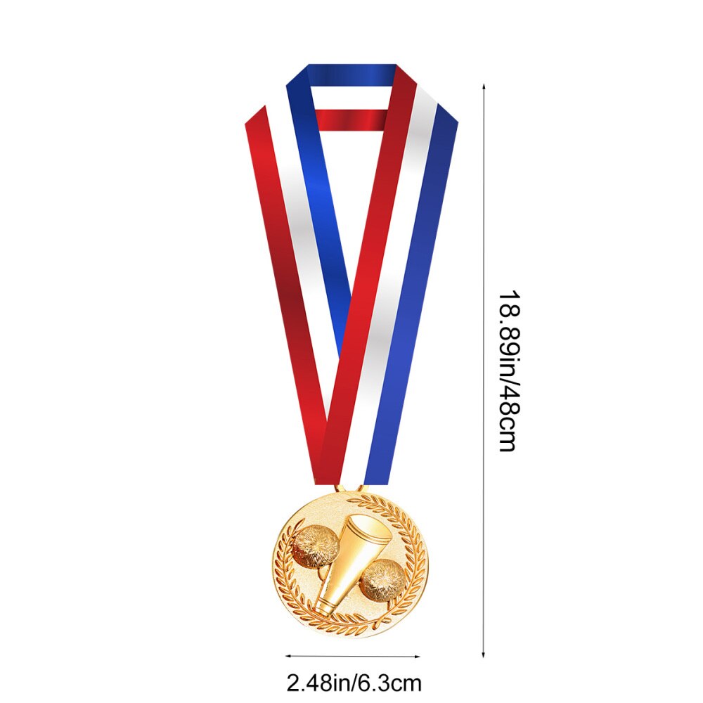 10 Uds medallas duraderas y creativas de premio para profesores universitarios, competencia de porristas