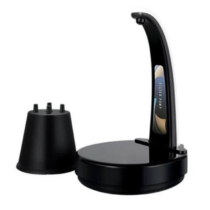 Automatische Contact Schakelaar Opladen Automatische Drinkwater Pomp Draagbare Elektrische Water Dispenser Fles Water Schakelaar: black   white