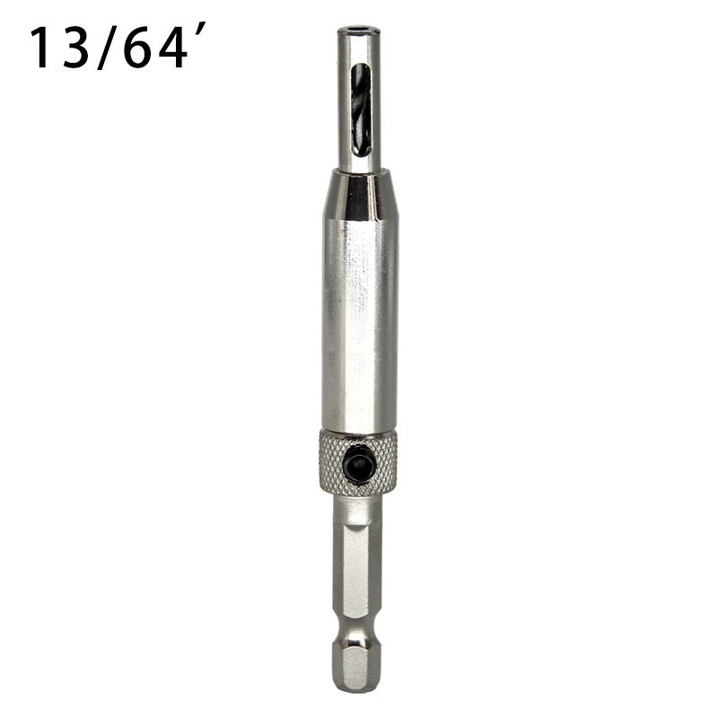 1/3/4/7 peças hss 1/4 ''hex shank autocentrante fechadura da porta dobradiça broca ferramenta de furo piloto 5/64 7/64 9/64 11/64 13/64 1/4 polegadas: Branco