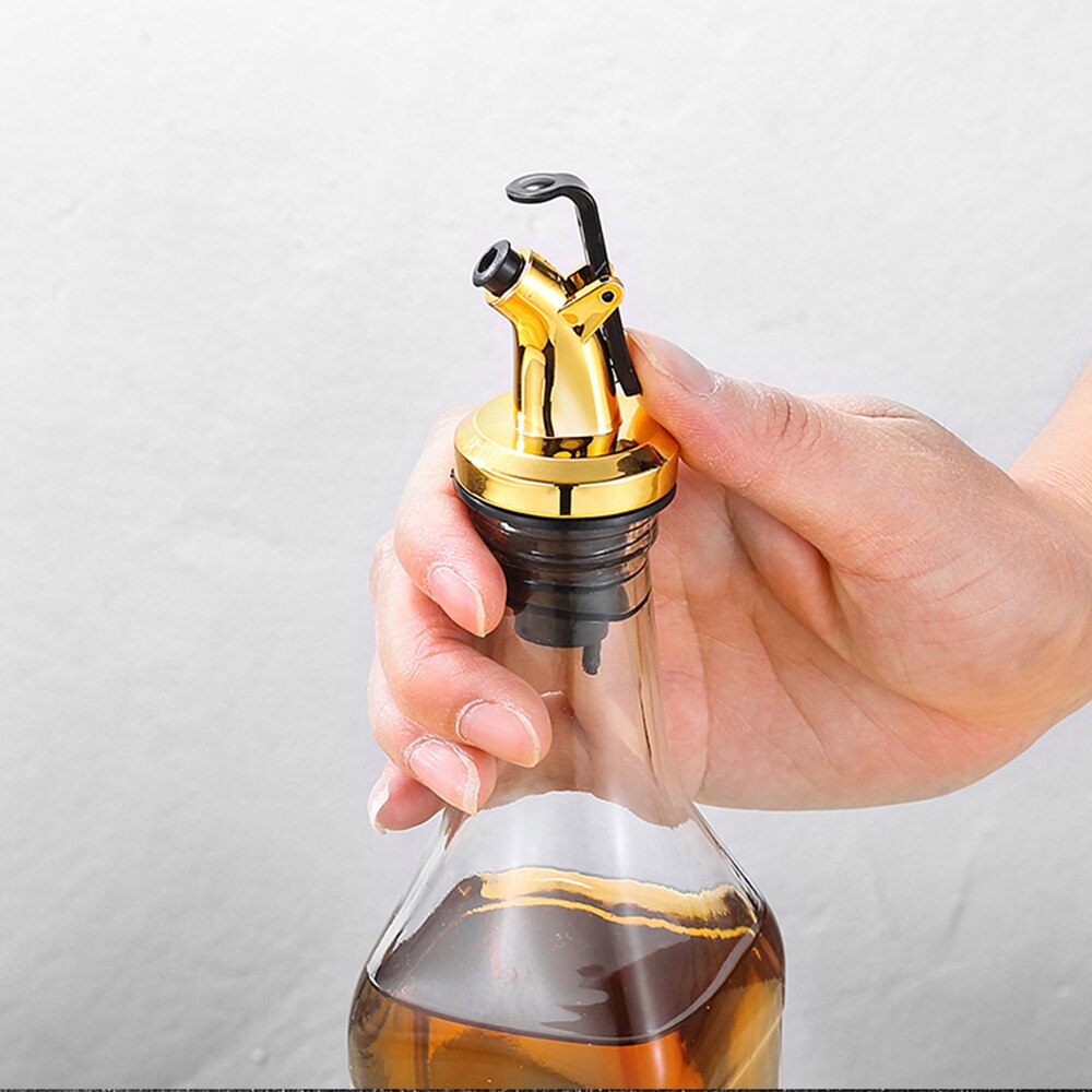 Olijfolie verstuiver azijn flessen kunnen afsluitdop afdichting lekvrij voedselveilige plastic spuitmond verstuiver drank dispenser keukengereedschap