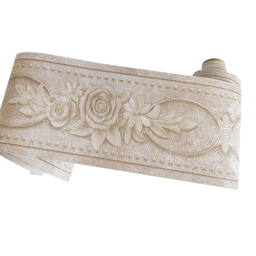 5M DIY Emboss Wall Border Stickers Vinyl Waterproof Home Decor Self Adhesive Wallpaper Sticker Kitchen Decoration