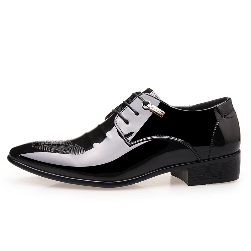 OSCO hommes chaussures habillées en cuir PU hommes mariage Oxford chaussures à lacets costume de bureau hommes chaussures décontractées de luxe italien