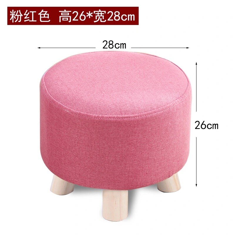 Hause Sofa Runde Hocker Tuch Kunst Wohnzimmer Tee Tisch HüGel Holz Kreative Kleine Fuß Hocker Sattel freundlicher Hocker Bank: 09