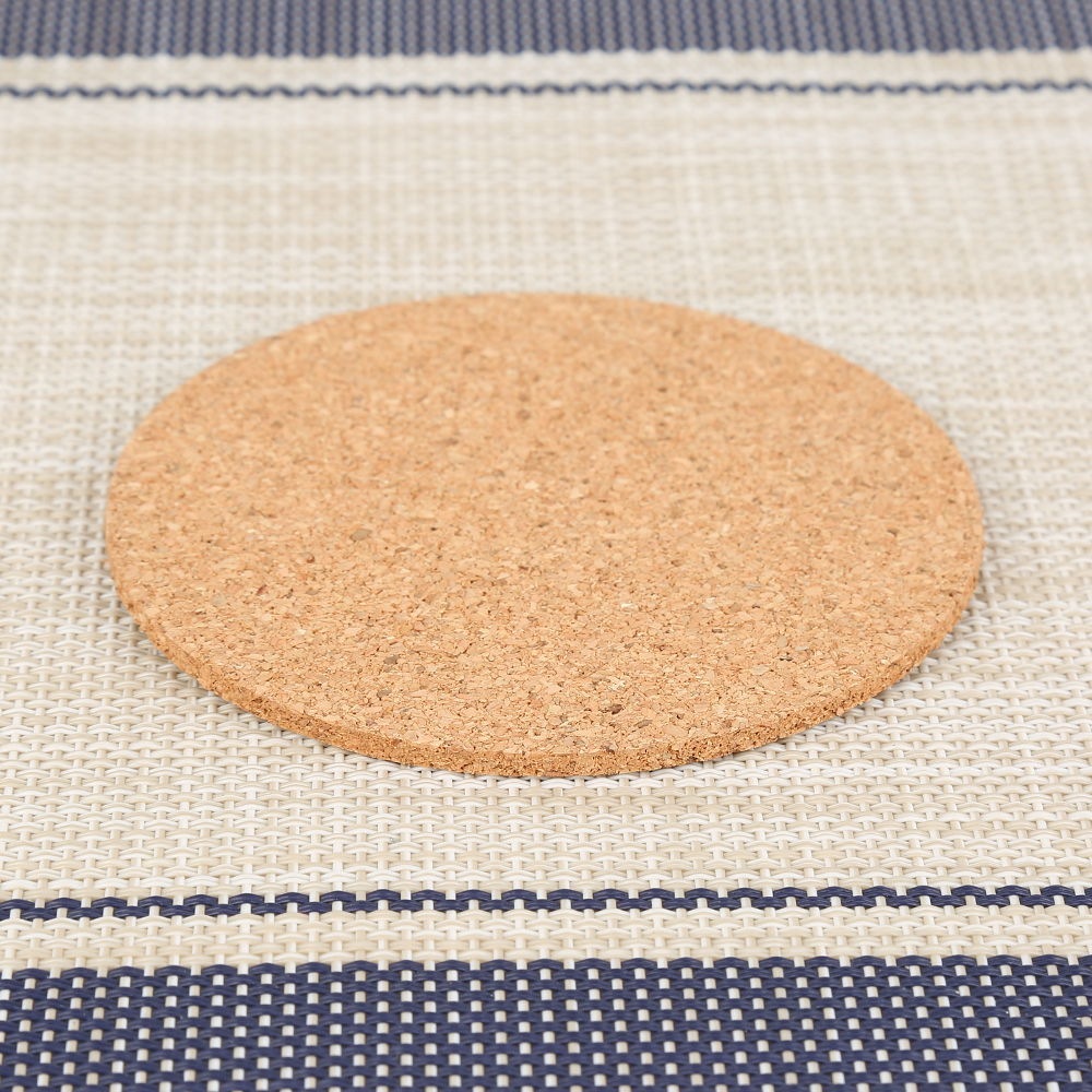 6 stk varmeisolering rund kork almindelig coaster kaffe vin drikke te kop måtte pad husholdnings kontor måtte skridsikker service køkken
