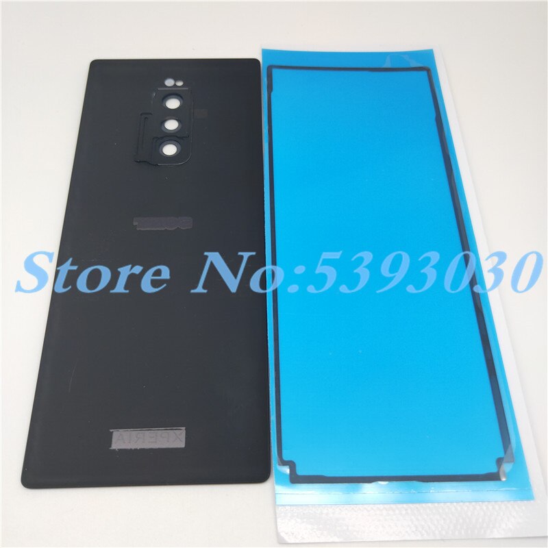 Originele Voor Sony Xperia 1 XZ4 J8110 J8170 J9110 Glas Terug Batterij Cover Achterdeur Terug Case Behuizing Case reparatie Onderdelen