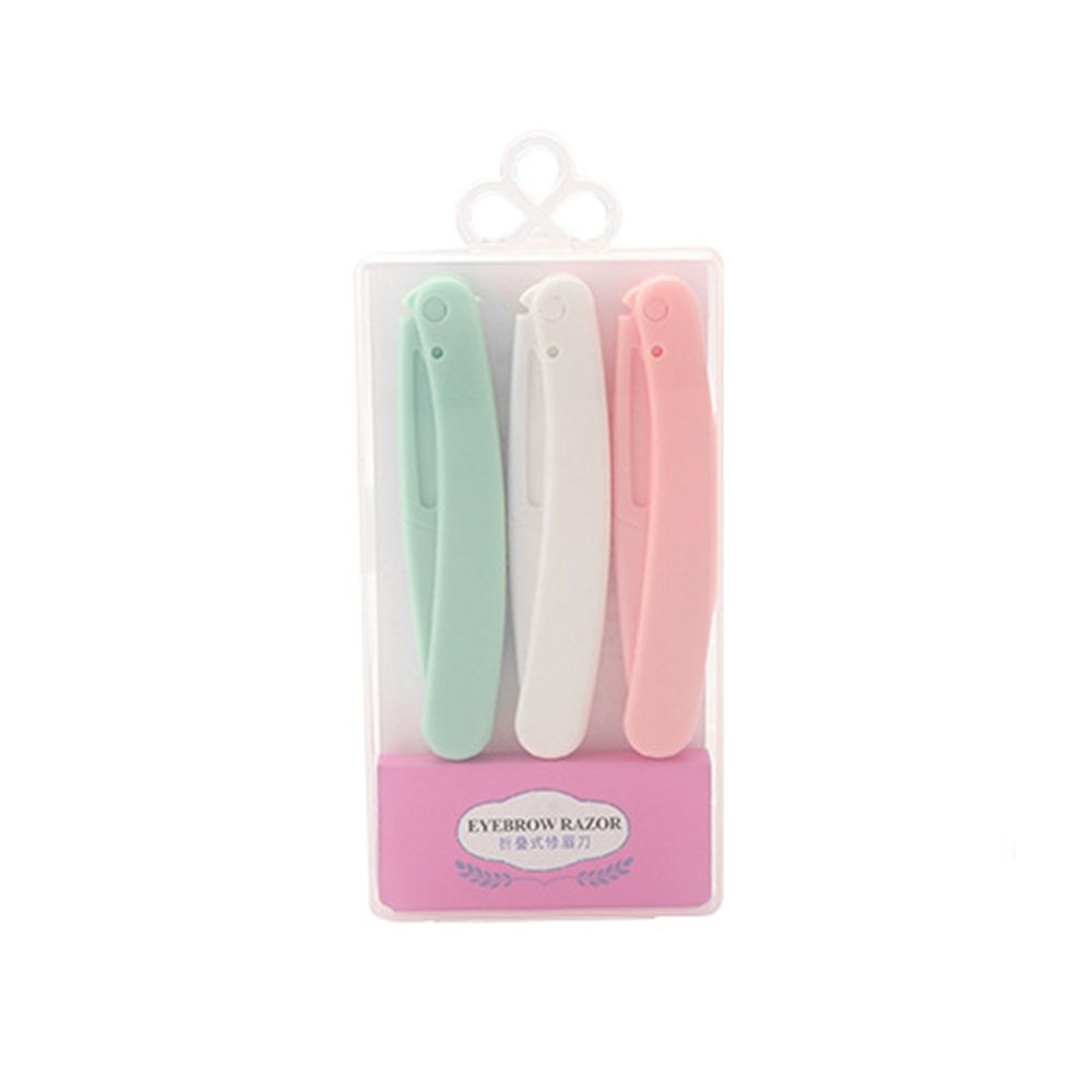 Cuchilla de pelusa Facial, utensilio de belleza, de para cejas maquinilla de afeitar, herramienta para quitar el vello Facial, recortador de cejas: multicolor