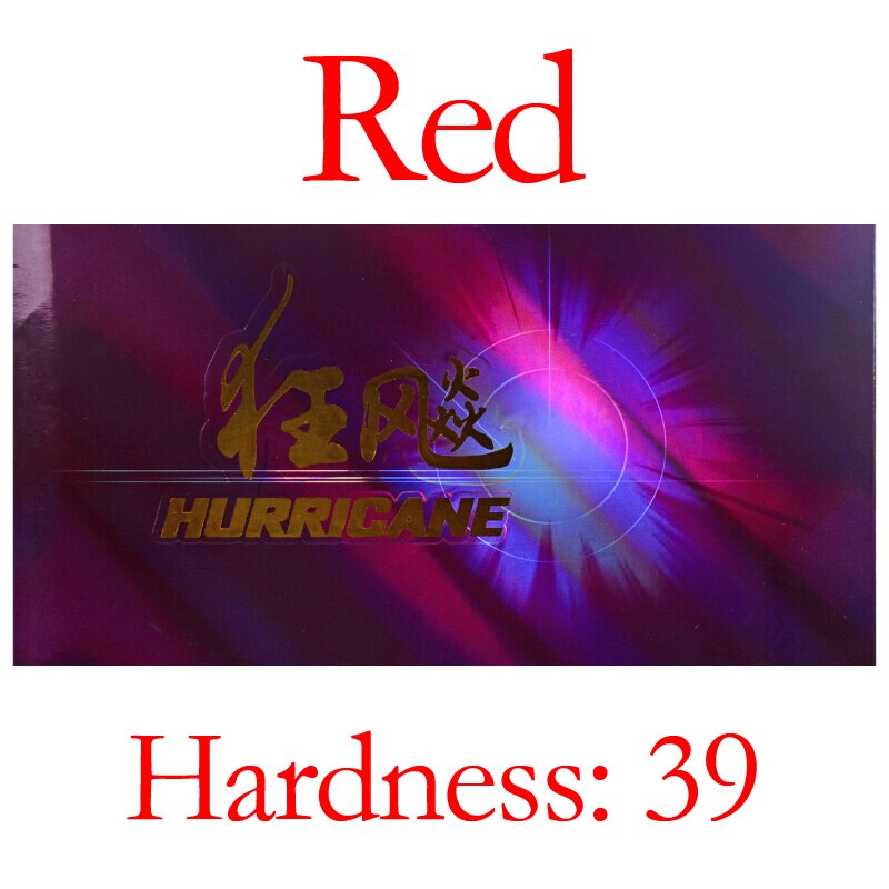 thumbnail image 2 of DHS Hurricane 3 Table Tennis Rubber - Red 2.15mm Control/Loop Rubber 2 of 14