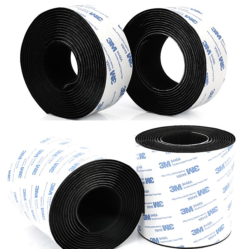 Breedte 100/110Mm Sterke Zelfklevende Klittenbandsluiting Tape Nylon Sticker Plakband Met 3M lijm 1 Meter/partij