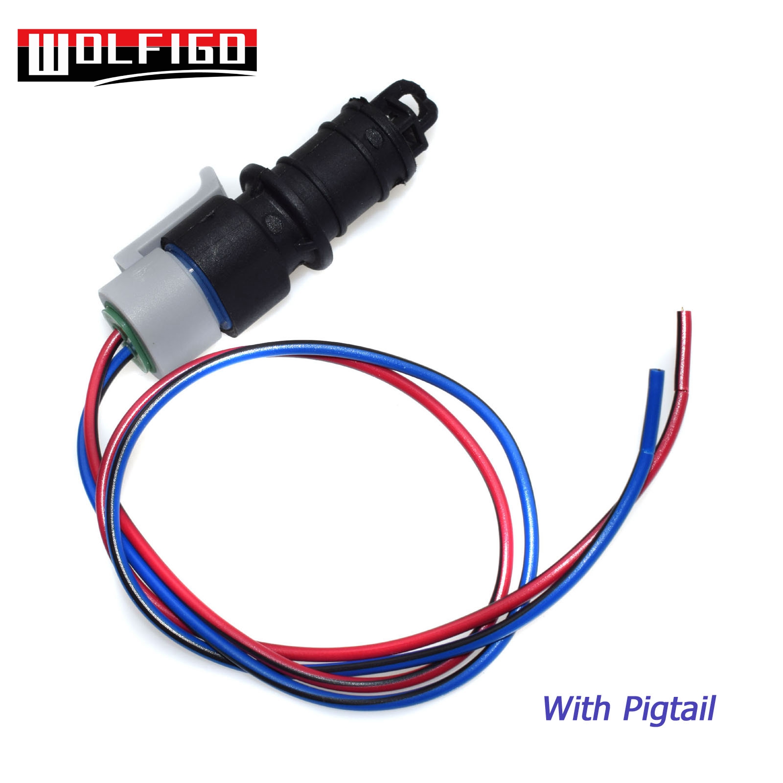 WOLFIGO Neue Ansaugluft Ladung Temperatur Sensor W/oder W/O Zopf Für Chevrolet Astro S10 Buick 213-243, 12110319, 12160244: mit Zopf