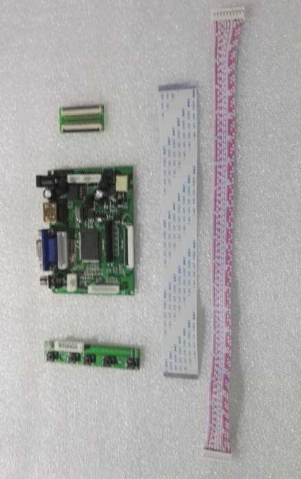 Universal HDMI VGA 2AV 50PIN TTL LVDS Placa de controlador módulo Monitor Kit para Raspberry PI LCD AT070TN92 tn90 94 Panel