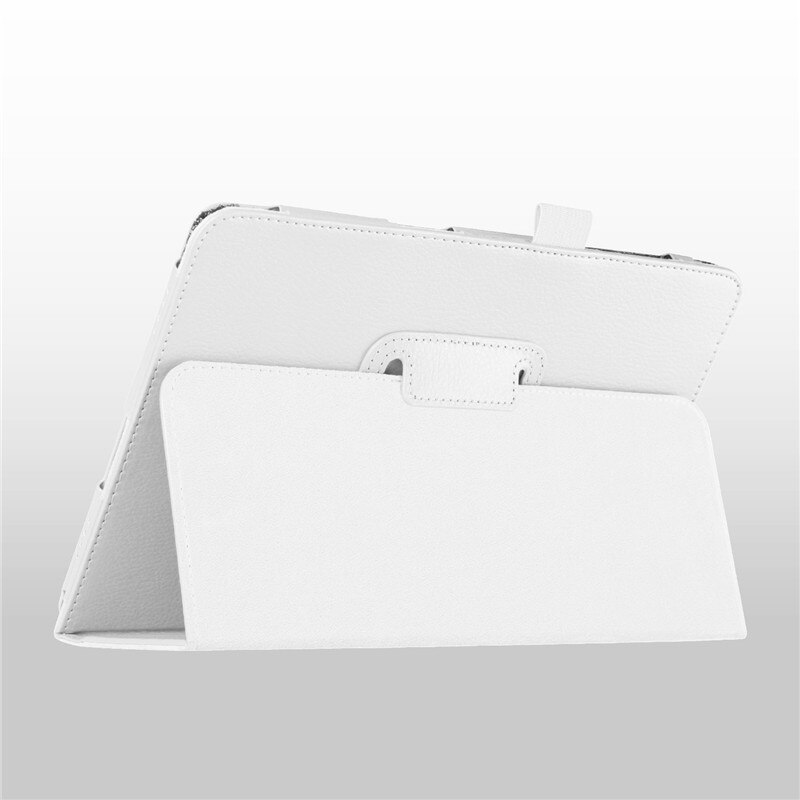 Voor P550 SM-T550 SM-T555 SM-P550 Tablet Case Beugel Flip Stand Leather Cover Voor Samsung Galaxy Tab EEN 9.7 inch T550 t555: WHITE