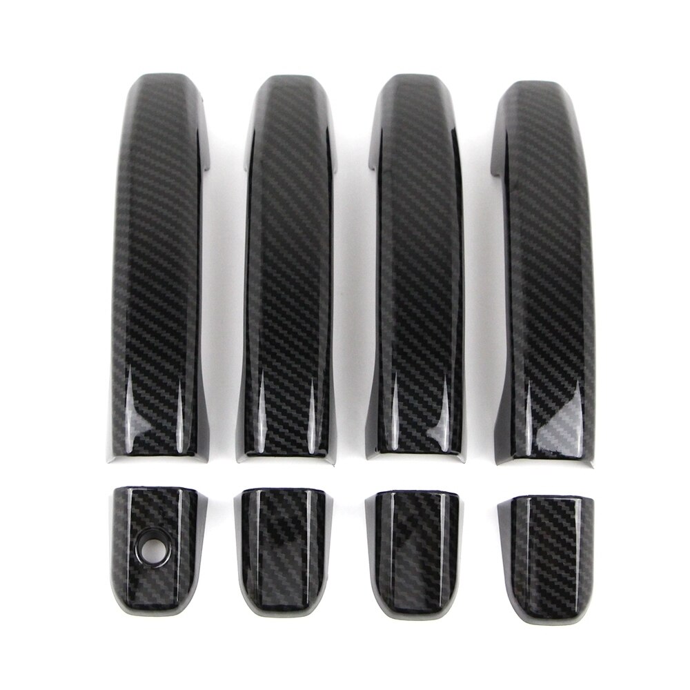 Deurgreep Cover Molding Trim Voor Chevrolet Suburban Tahoe Carbon Fiber Stijl Exterieur Decor