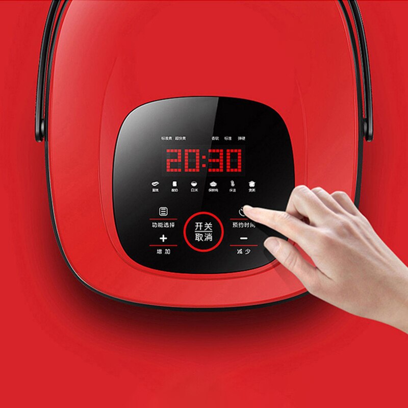 220V 5L Electric Pressure Cooker Household Multi-Function 5 Liter Soup Rice Cooking Machine Non-stick Liner For 2-8 Person