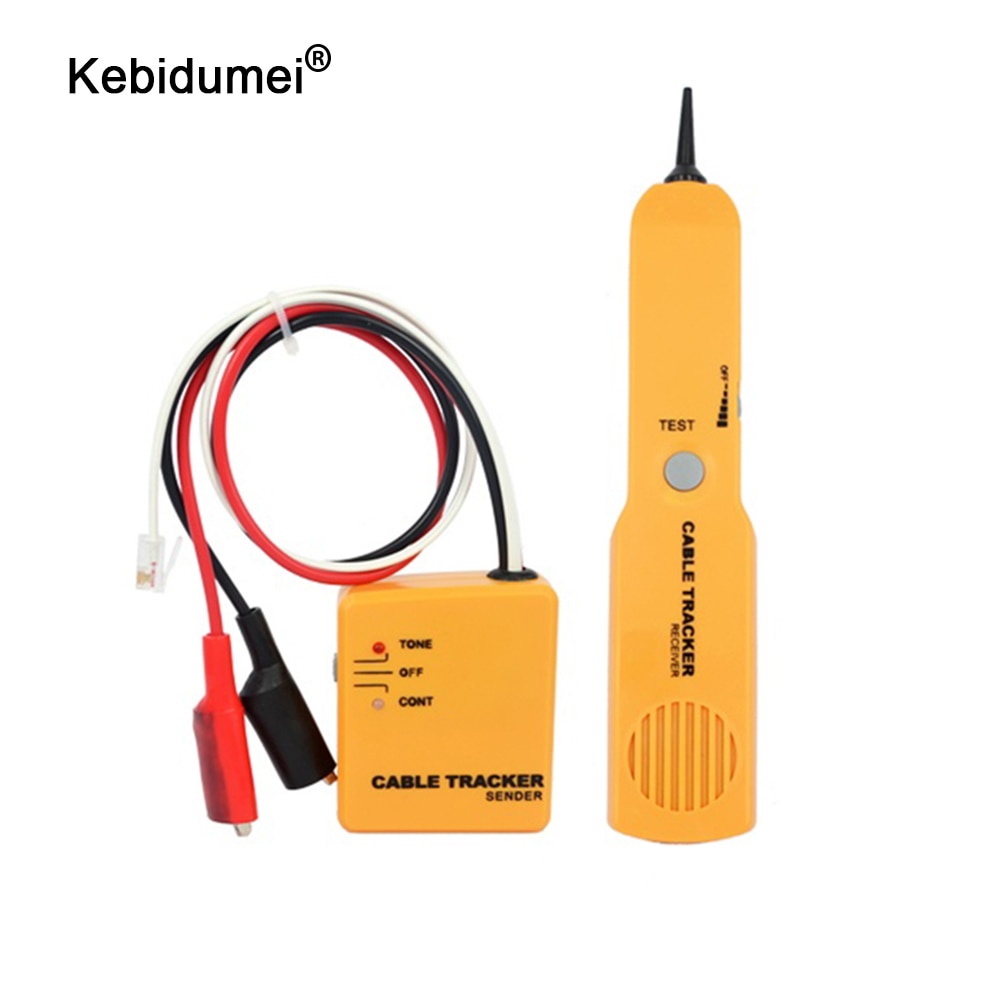 Portabl RJ11 Network Phone Telephone Cable Tester Toner Wire Tracker Tracer Diagnose Tone Line Finder Detector Networking Tools
